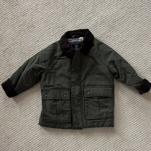 GAP Kids Plaid Jacket with Green and Blue